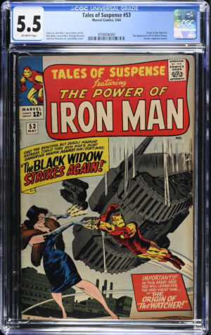 <b>CGC Graded [5.5] Marvel<br> Tales to Astonish #52</b><br><p style="font-size:10px"> 2nd App Black Widow</p>