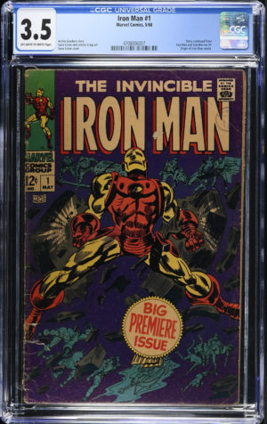 CGC Graded [3.5] Marvel
 Iron Man #1
 1st Solo Iron Man