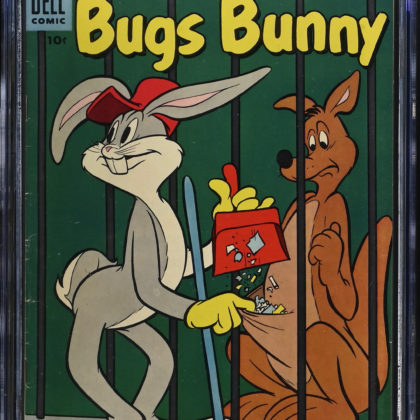 CGC Graded [7.0] Dell Bugs Bunny #41 1955
