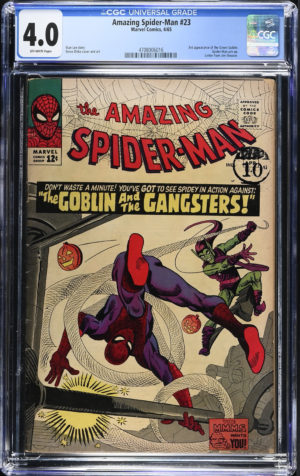 <b>CGC Graded [4.0] Marvel<br> Amazing Spider-Man #23</b><br><p style="font-size:10px"> 3rd App Green Goblin</p>