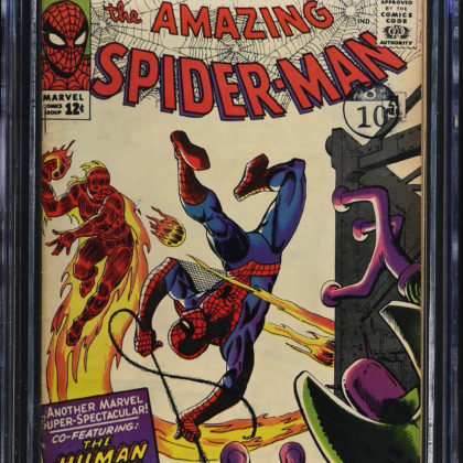 CGC Graded [6.0] Marvel Amazing Spider-Man #21 Spidey Pin-up