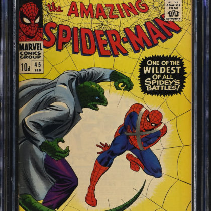 CGC Graded [6.0] Marvel Amazing Spider-Man #45 Lizard Cover