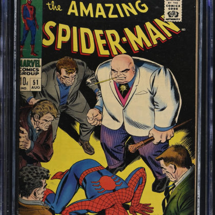 CGC Graded [6.0] Marvel Amazing Spider-Man #51 2nd App Kingpin