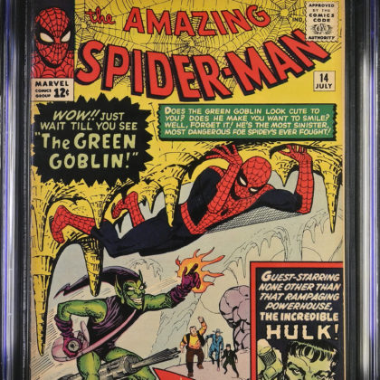 CGC Graded [5.0] Marvel Amazing Spider-Man #14 1st App Green Goblin