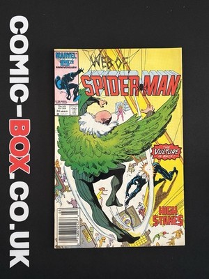 Marvel Comics Web Of Spider-Man #24 Rare Newsstand Variant 1986