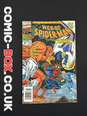 Marvel Comics Web Of Spider-Man #105 Scarce Newsstand 1993