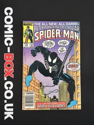 Marvel Comics The Spectacular Spider-Man #107 1st App Sin Eater Newsstand