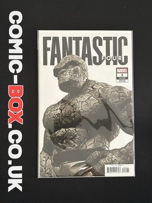 Marvel Comics Fantastic Four #3 Alex Ross Black & White Variant 2023 - Image 2