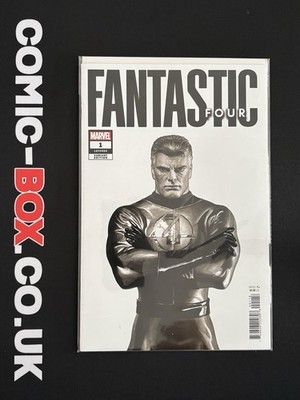 Marvel Comics Fantastic Four #1 Alex Ross Black & White Variant 2023 - Image 2