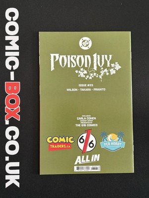DC Comics Poison Ivy #33 Carla Cohen Trade Dress Variant 2025 - Image 3