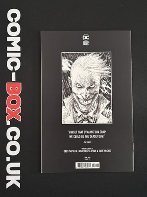 DC Comics Batman & The Joker The Deadly Duo #1 Capullo Variant 2023 - Image 3