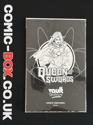 Vault Comics Queen Of Swords #1 Undressed Howell Virgin Variant 2023 - Image 2