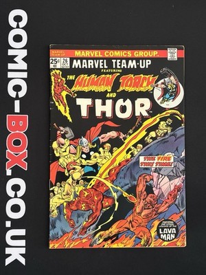 Marvel Comics Team-Up #26 The Human Torch And Thor 1974 Cents