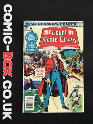 Marvel Comics Classic Comics The Count Of Monte Cristo #17 1977 Bronze Age