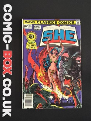 Marvel Comics Classics Comics She #24 1977 Bronze Age