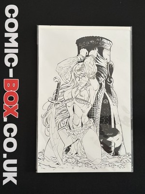 Zenescope Comics 1001 Arabian Nights The Adventures Of Sinbad #1 Sketch Variant - Image 2