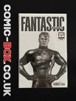 Marvel Comics Fantastic Four #4 Alex Ross Black & White Variant 2023