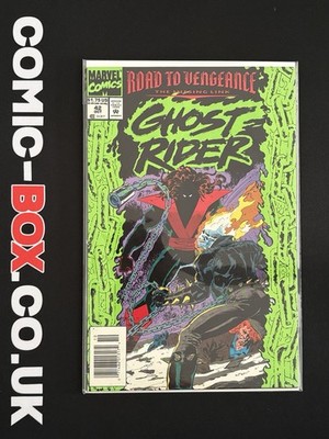 Marvel Comics Ghost Rider #42 Road To Vengeance Rare Newstand Variant 1993