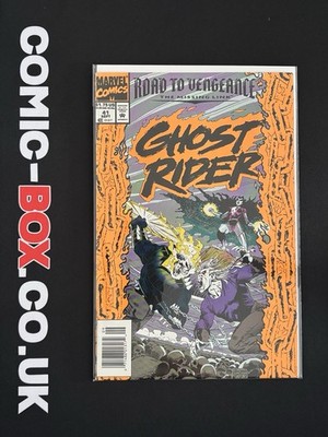 Marvel Comics Ghost Rider #41 Road To Vengeance Rare Newsstand Variant 1993
