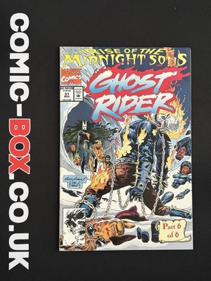 Marvel Comics Ghost Rider #31 KEY 1st Full App Midnigth Sons 1992 - Image 2