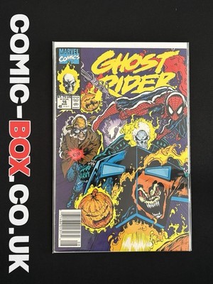 Marvel Comics Ghost Rider #16 Rare Newsstand Variant 1991