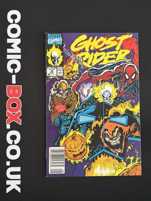 Marvel Comics Ghost Rider #16 Rare Newsstand Variant 1991 - Image 2