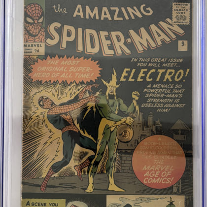 CGC Graded [3.5] Marvel Amazing Spider-Man #9 1st App of Electro