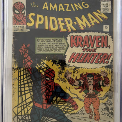 CGC Graded [3.5] Marvel Amazing Spider-Man #15 1st App of Kraven the Huner