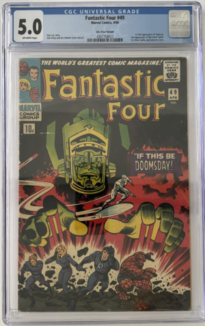 <b>CGC Graded [5.0] Marvel<br> Fantastic Four #49</b><br><p style="font-size:10px"> 1st App Galactus</p>