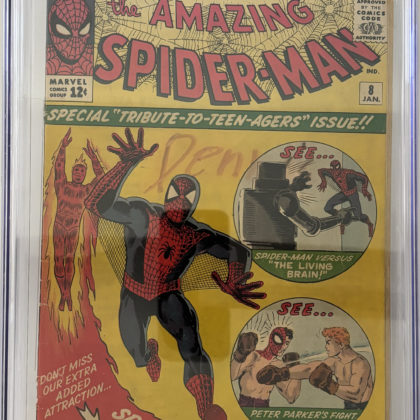 CGC Graded [4.5] Marvel Amazing Spider-Man #8 1st App of Living Brain
