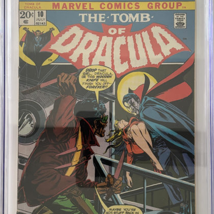 CGC Graded [5.0] Marvel Tomb of Dracula #10 1st App of Blade