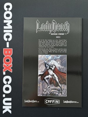 Coffin Comics Lady Death Nightmare Symphony #1 Signed By Brian Pulido 2018 Gold - Image 2
