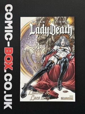Avatar Comics Lady Death Leather & Lace 2005 Foil LTD Edition Prism Cover