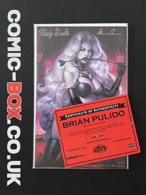 Coffin Comics Lady Death Heartbreaker #1 Khamunaki Signed Pulido LTD 250 - Image 3