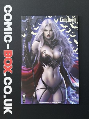 Coffin Comics Lady Death Imperial Requiem #1 Premium Foil Edition Khamunaki CVR