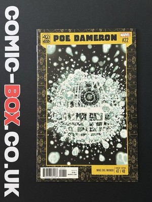 Marvel Comics Star Wars Poe Dameron #22 40th Anniversary Del Mundo Variant 2017