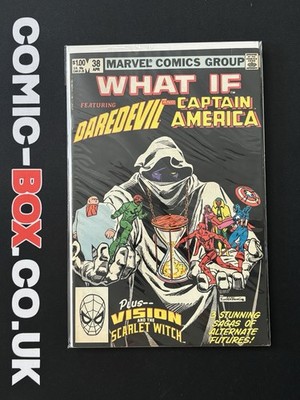 Marvel Comics What If #38 Daredevil And Captain America 1983 Bronze Age - Image 3