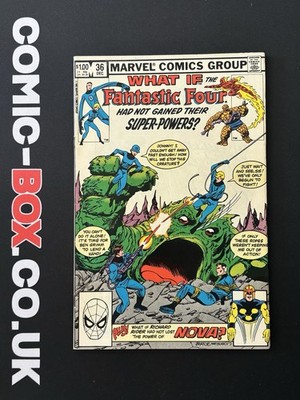Marvel Comics What If #36 The Fantastic Four Had Not Gained Their Super-Powers