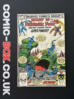 Marvel Comics What If #36 Fantastic Four Had Not Gained Their Super-Powers 1982