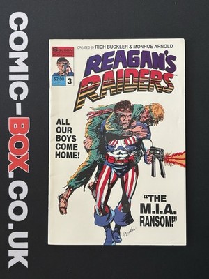 Solson Comics Reagans Raiders #3 Very Scarce 1986