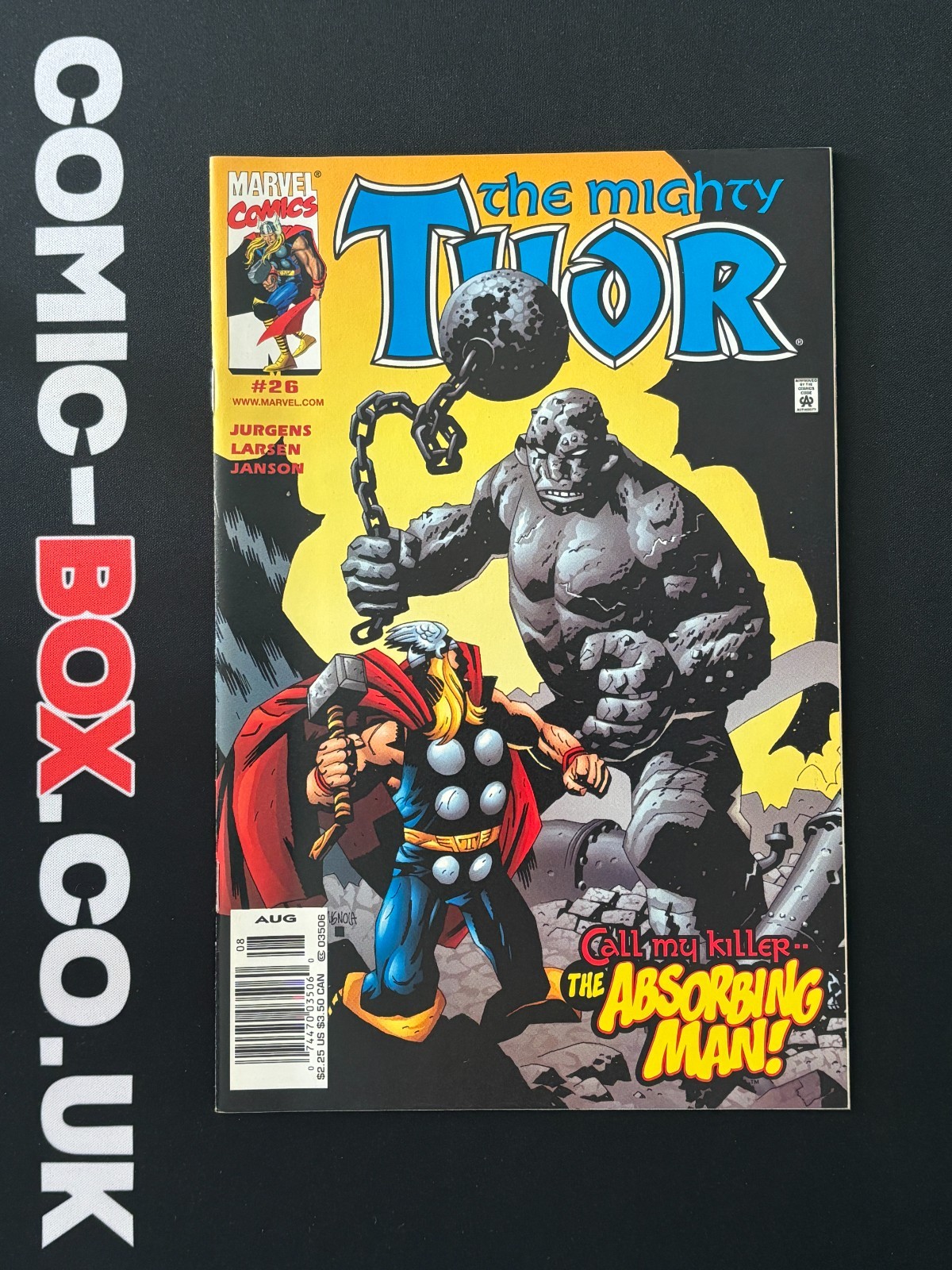 Marvel Comics The Mighty Thor #26 Rare Newsstand Variant 2000
