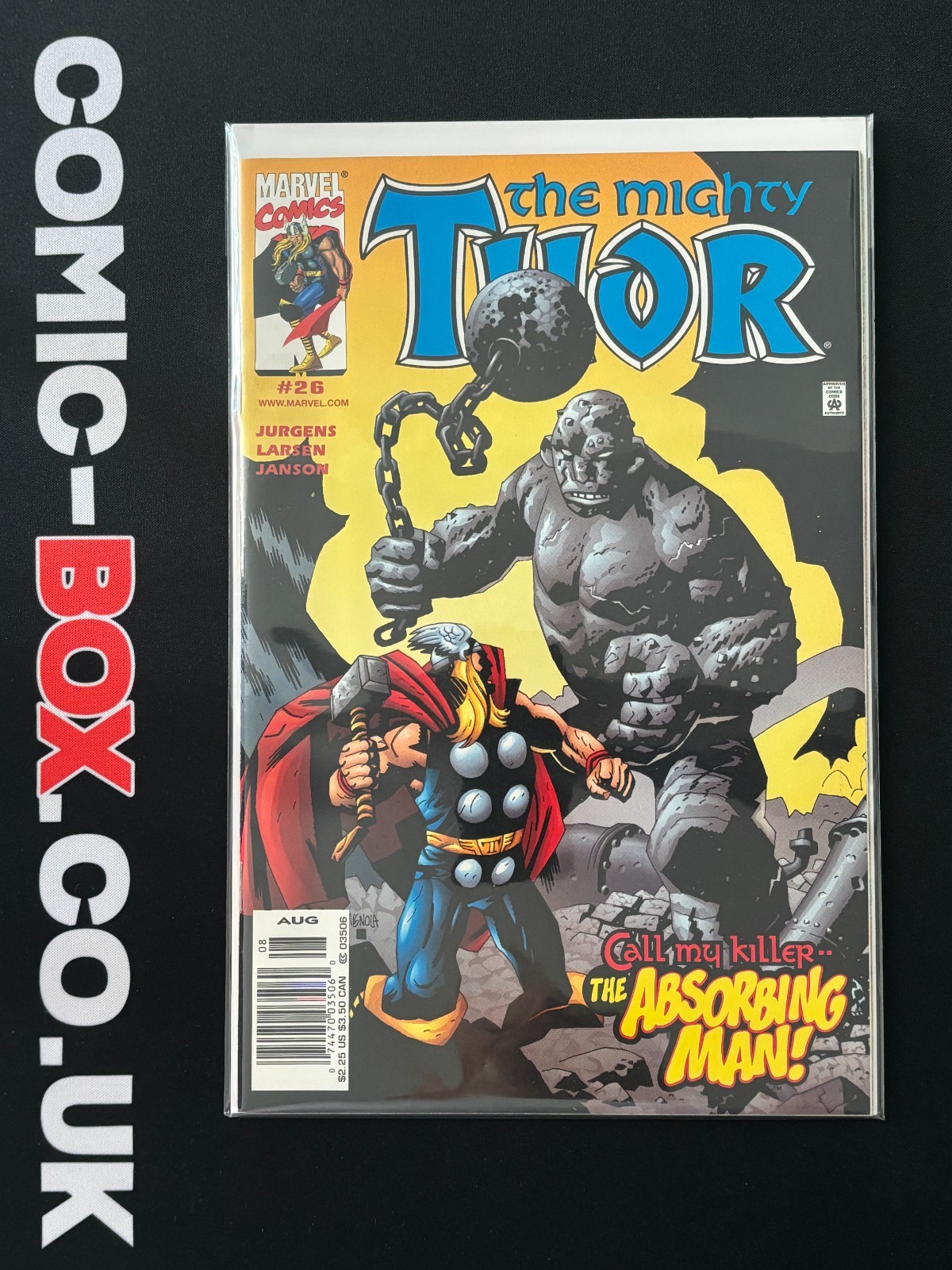 Marvel Comics The Mighty Thor #26 Rare Newsstand Variant 2000 - Image 3
