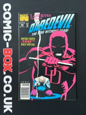 Marvel Comics Daredevil #300 Rare Newsstand Variant 1991