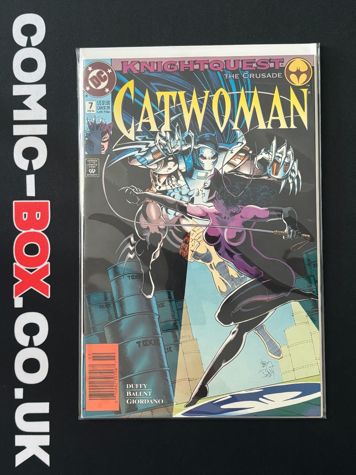 DC Comics Catwoman #7 Rare Newsstand Variant 1994 - Image 2