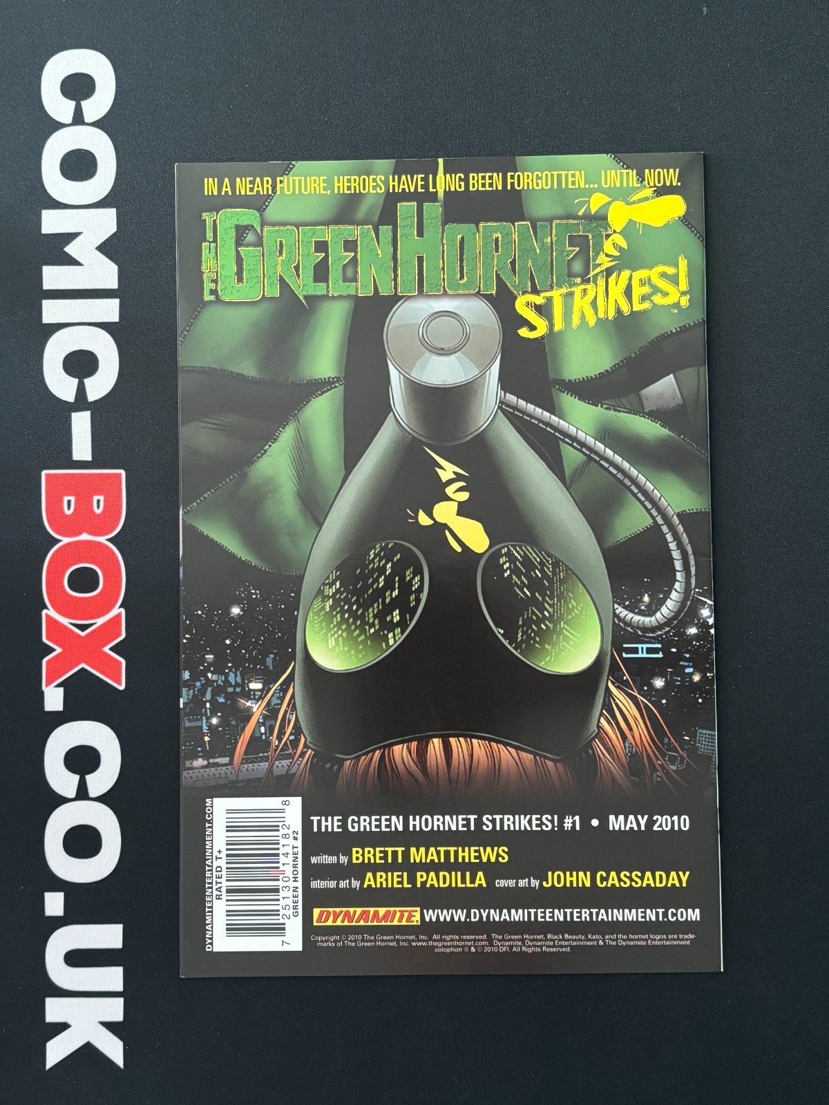 Dynamite Comics Green Hornet #2 Cassaday Incentive Variant 2010 - Image 2