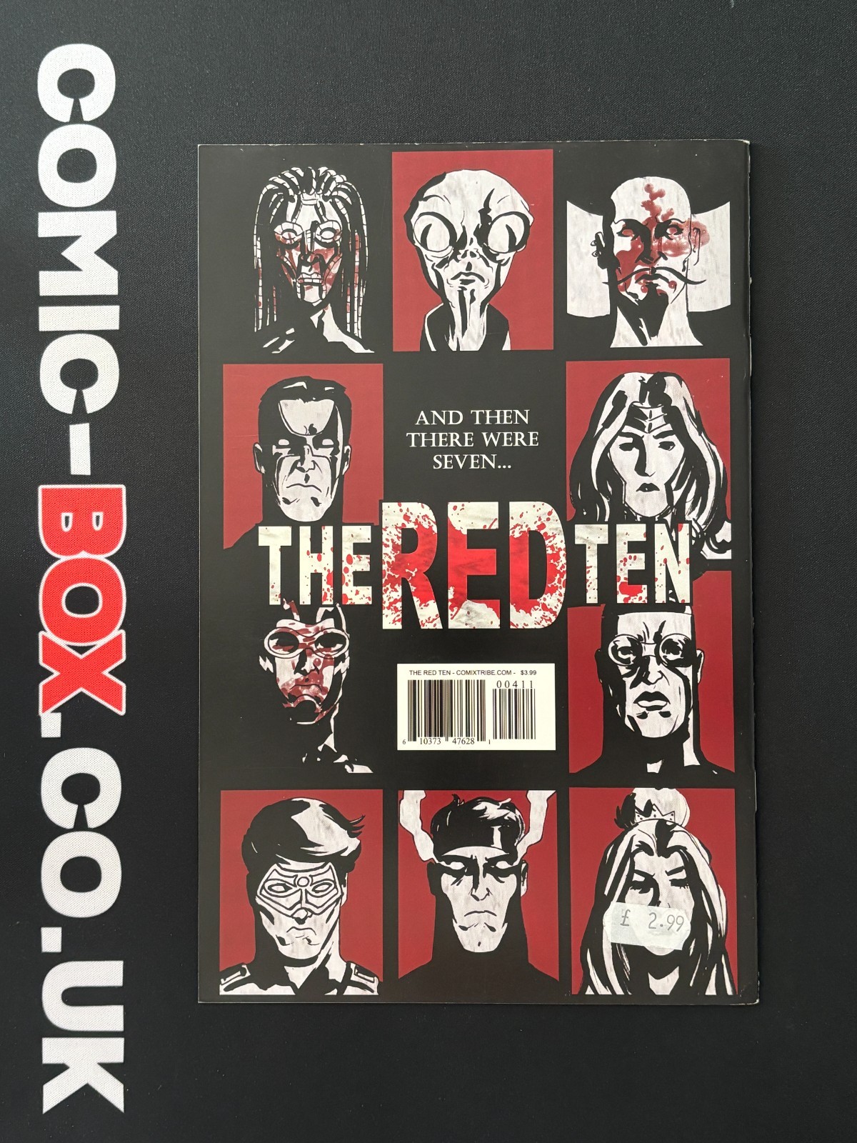 Comix Tribe The Red Ten #4 Rare Indie Tyler James 2013 - Image 2