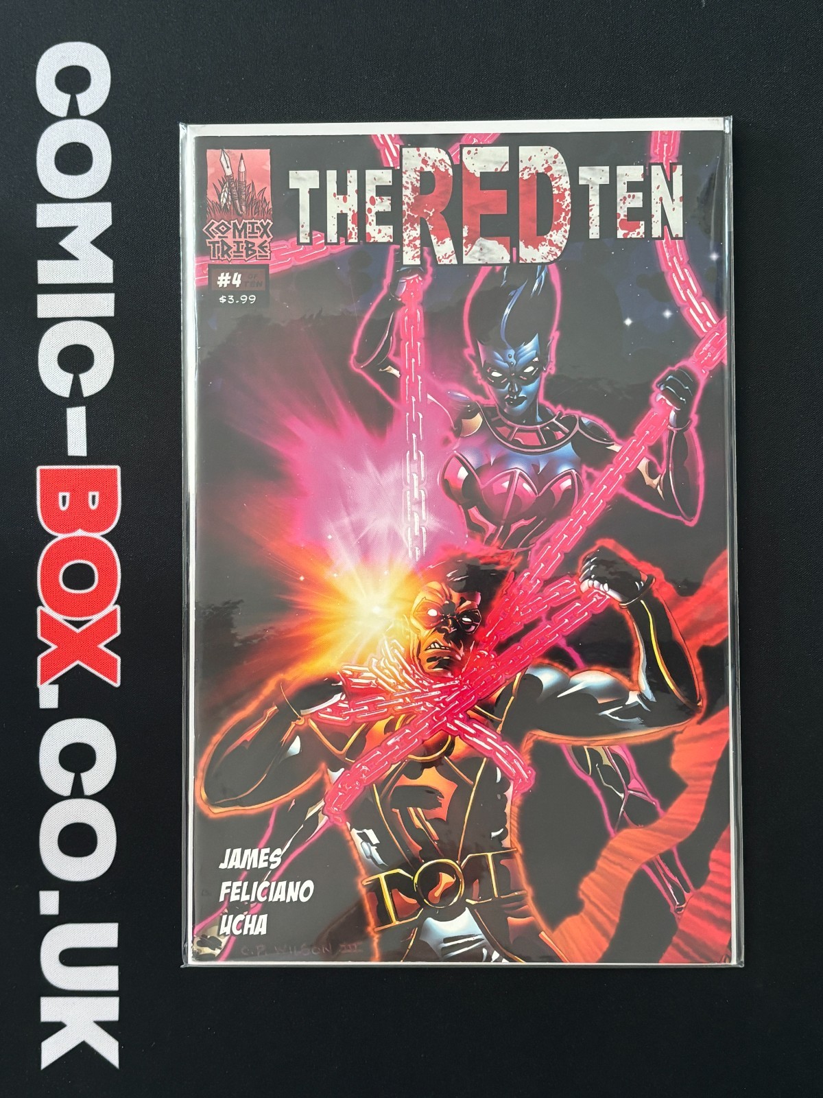 Comix Tribe The Red Ten #4 Rare Indie Tyler James 2013 - Image 3