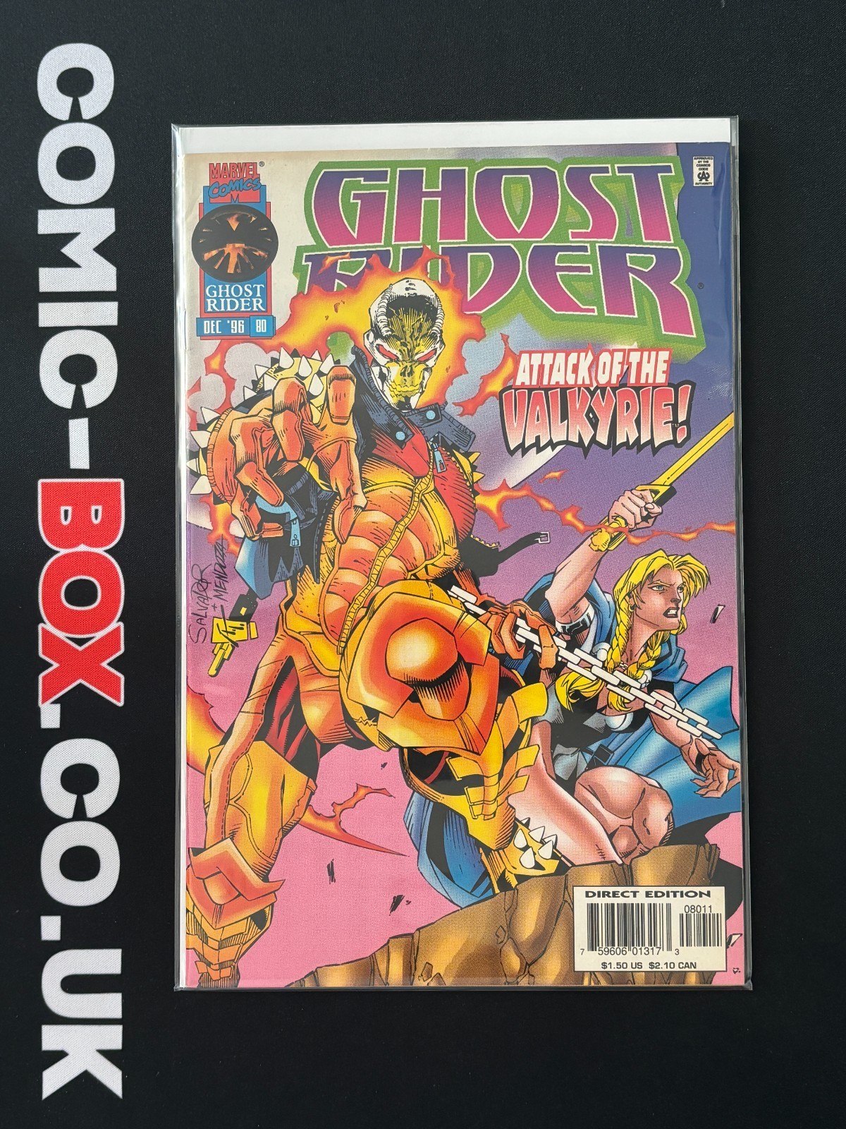 Marvel Comics Ghost Rider #80 1996 - Image 3