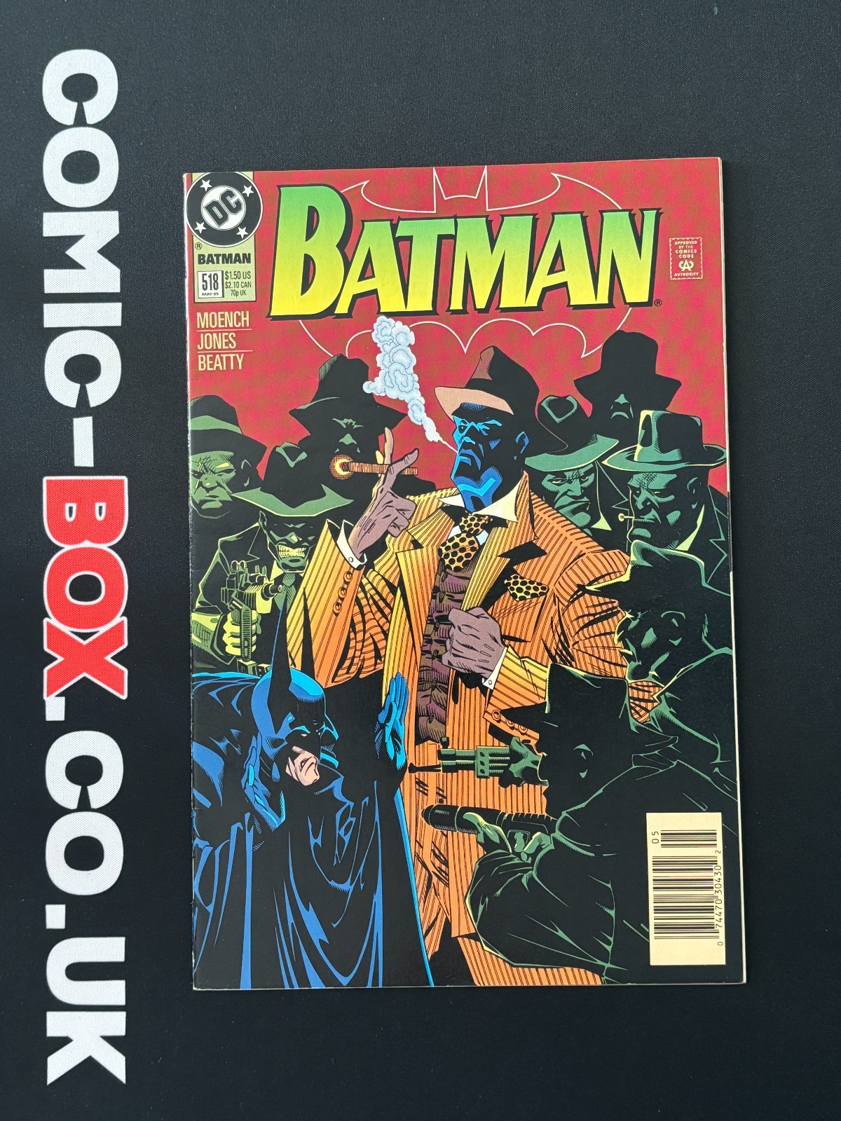DC Comics Batman #518 Very Rare Newsstand Variant 1995