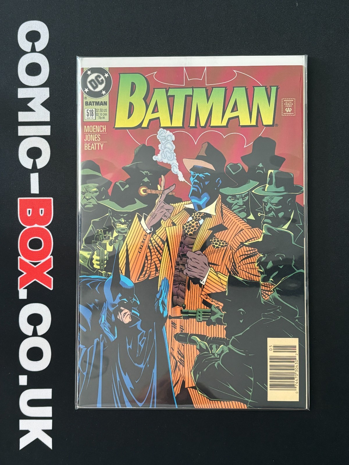 DC Comics Batman #518 Very Rare Newsstand Variant 1995 - Image 3